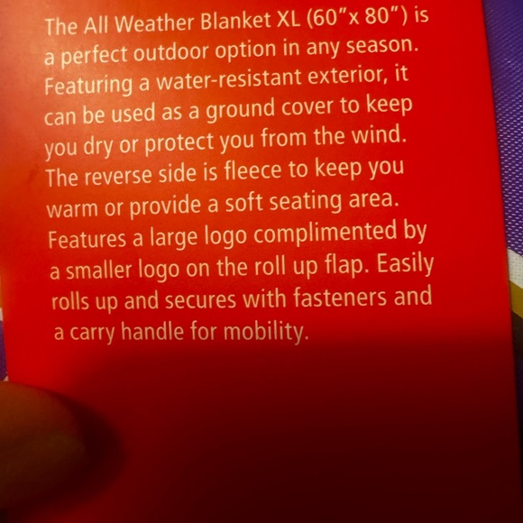 Baltimore Ravens Athletic Purple and Gold NFL Waterproof/Fleece Stadium Blanket - Picture 3 of 7